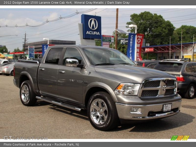 Mineral Gray Metallic / Dark Slate Gray 2012 Dodge Ram 1500 Laramie Crew Cab 4x4