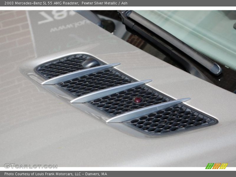 Pewter Silver Metallic / Ash 2003 Mercedes-Benz SL 55 AMG Roadster