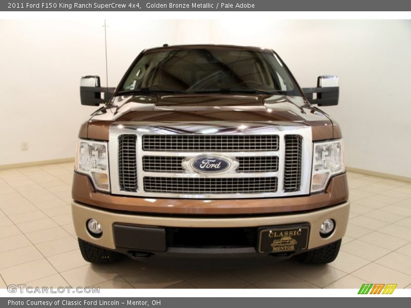 Golden Bronze Metallic / Pale Adobe 2011 Ford F150 King Ranch SuperCrew 4x4