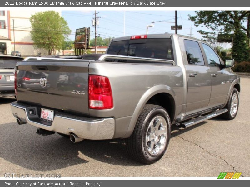 Mineral Gray Metallic / Dark Slate Gray 2012 Dodge Ram 1500 Laramie Crew Cab 4x4