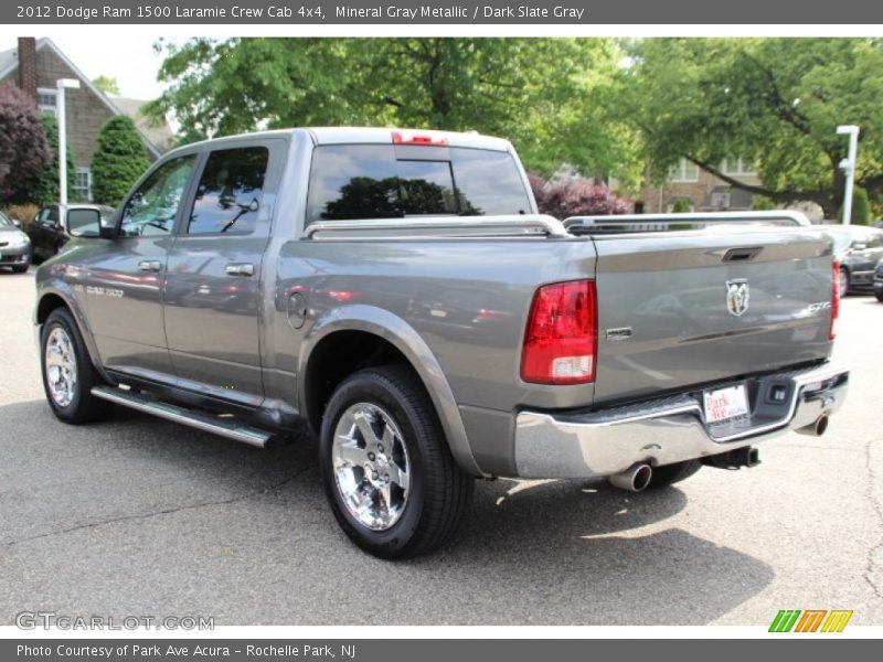 Mineral Gray Metallic / Dark Slate Gray 2012 Dodge Ram 1500 Laramie Crew Cab 4x4