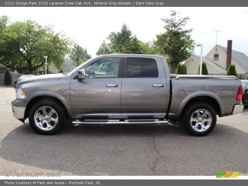 Mineral Gray Metallic / Dark Slate Gray 2012 Dodge Ram 1500 Laramie Crew Cab 4x4