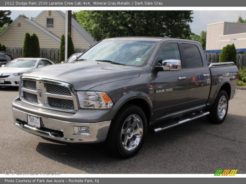 Mineral Gray Metallic / Dark Slate Gray 2012 Dodge Ram 1500 Laramie Crew Cab 4x4