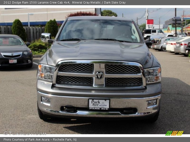 Mineral Gray Metallic / Dark Slate Gray 2012 Dodge Ram 1500 Laramie Crew Cab 4x4