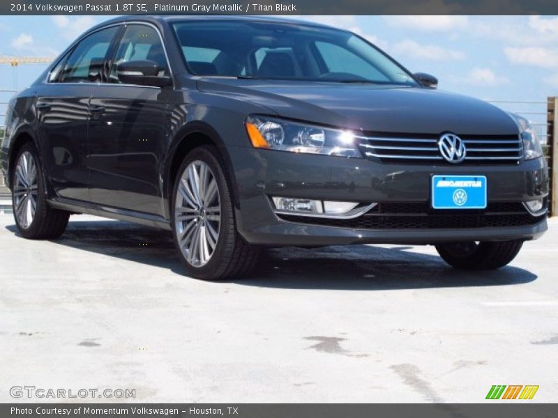 Platinum Gray Metallic / Titan Black 2014 Volkswagen Passat 1.8T SE