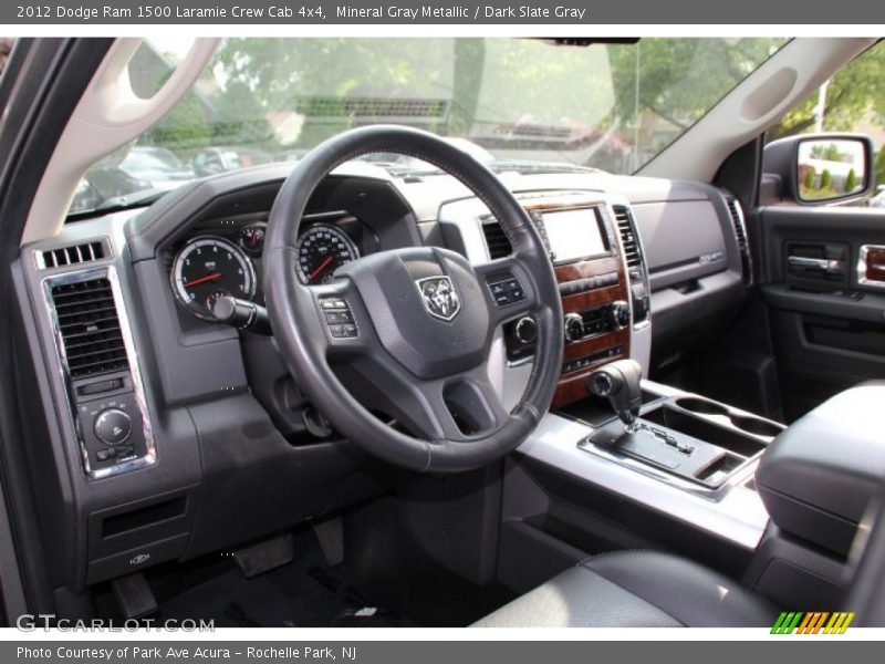 Mineral Gray Metallic / Dark Slate Gray 2012 Dodge Ram 1500 Laramie Crew Cab 4x4