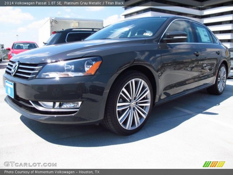 Platinum Gray Metallic / Titan Black 2014 Volkswagen Passat 1.8T SE