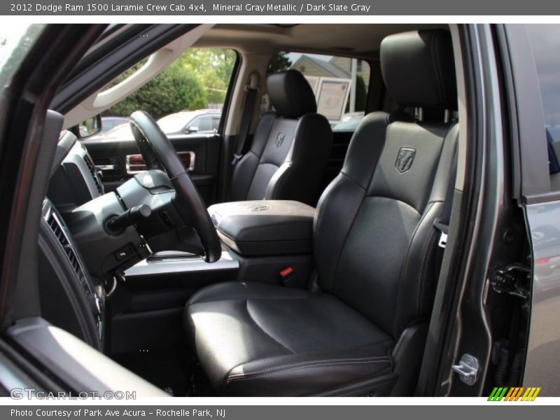 Mineral Gray Metallic / Dark Slate Gray 2012 Dodge Ram 1500 Laramie Crew Cab 4x4