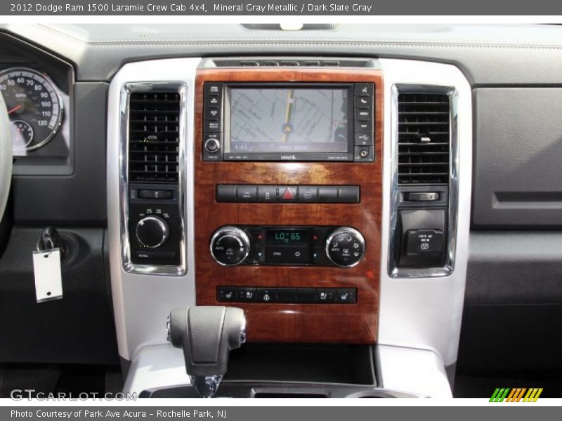 Mineral Gray Metallic / Dark Slate Gray 2012 Dodge Ram 1500 Laramie Crew Cab 4x4