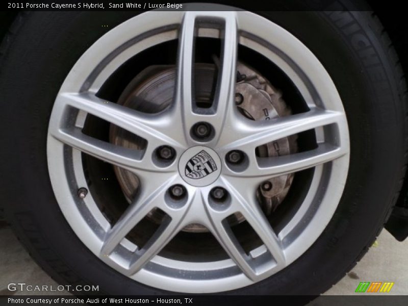Sand White / Luxor Beige 2011 Porsche Cayenne S Hybrid
