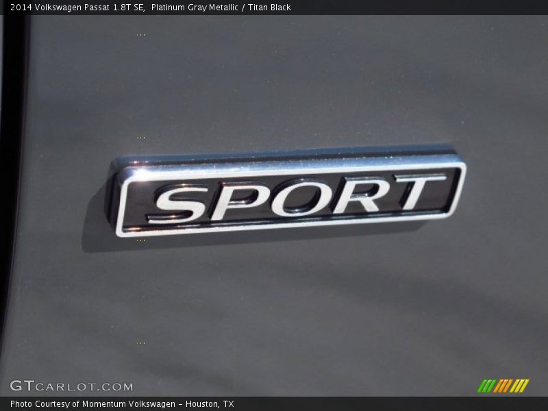 Platinum Gray Metallic / Titan Black 2014 Volkswagen Passat 1.8T SE