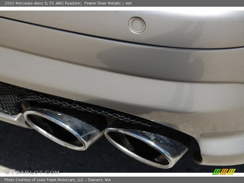 Pewter Silver Metallic / Ash 2003 Mercedes-Benz SL 55 AMG Roadster