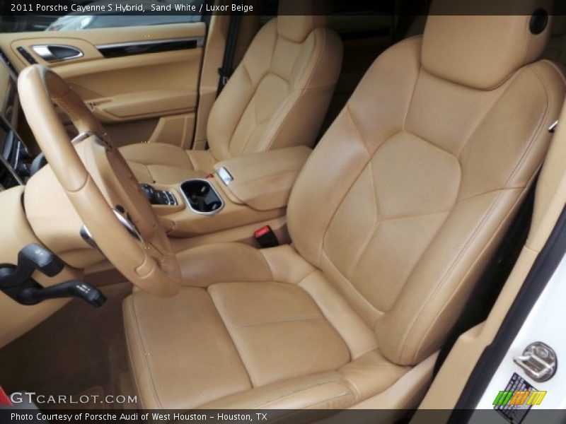 Front Seat of 2011 Cayenne S Hybrid