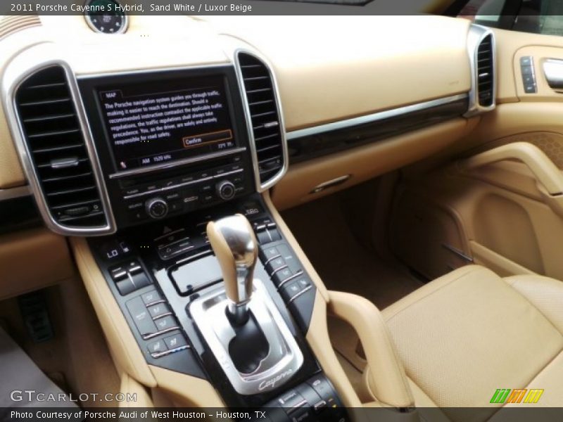 Sand White / Luxor Beige 2011 Porsche Cayenne S Hybrid