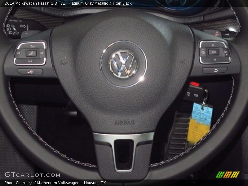 Platinum Gray Metallic / Titan Black 2014 Volkswagen Passat 1.8T SE