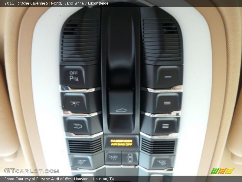 Sand White / Luxor Beige 2011 Porsche Cayenne S Hybrid