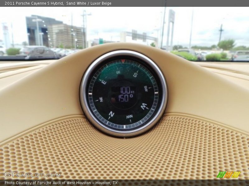 Sand White / Luxor Beige 2011 Porsche Cayenne S Hybrid