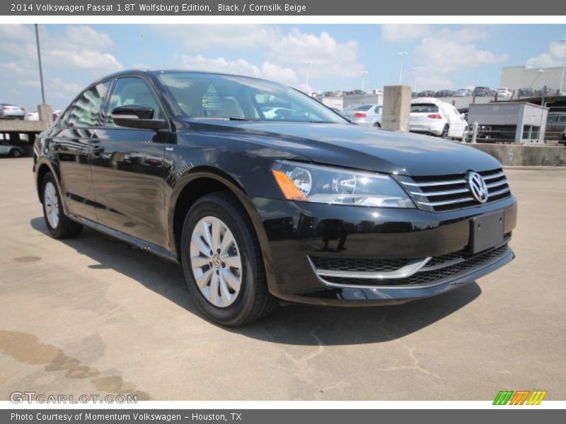 Black / Cornsilk Beige 2014 Volkswagen Passat 1.8T Wolfsburg Edition