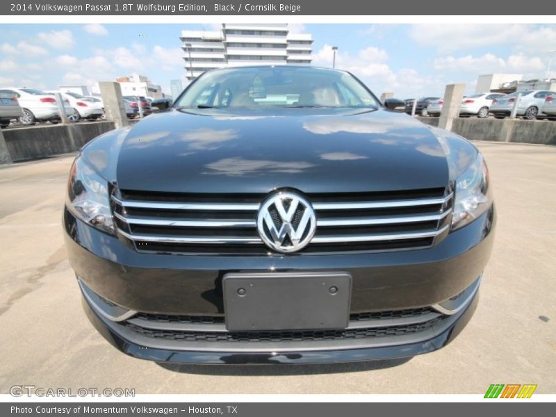 Black / Cornsilk Beige 2014 Volkswagen Passat 1.8T Wolfsburg Edition