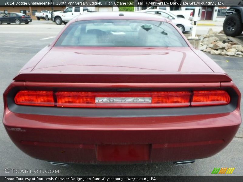 High Octane Red Pearl / Anniversary Dark Slate Gray/Foundry Black 2014 Dodge Challenger R/T 100th Anniversary Edition