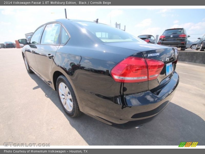 Black / Cornsilk Beige 2014 Volkswagen Passat 1.8T Wolfsburg Edition