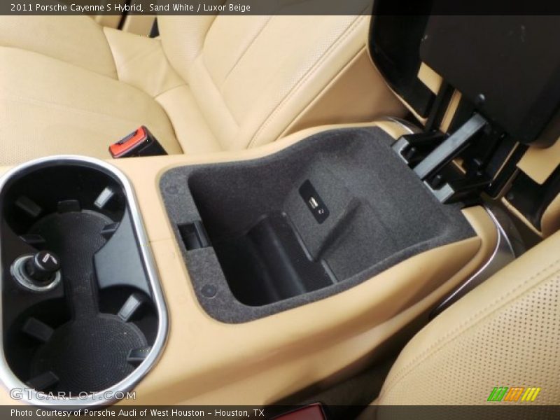 Sand White / Luxor Beige 2011 Porsche Cayenne S Hybrid