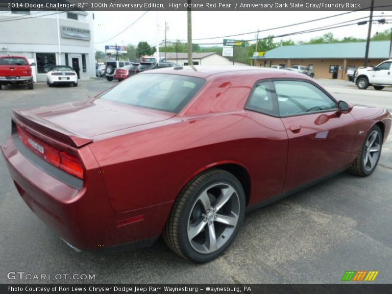 High Octane Red Pearl / Anniversary Dark Slate Gray/Foundry Black 2014 Dodge Challenger R/T 100th Anniversary Edition