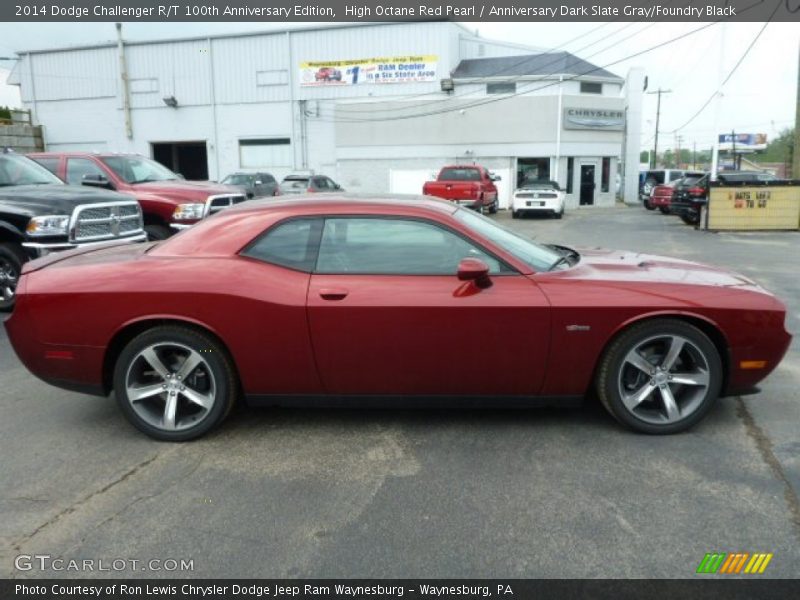 High Octane Red Pearl / Anniversary Dark Slate Gray/Foundry Black 2014 Dodge Challenger R/T 100th Anniversary Edition