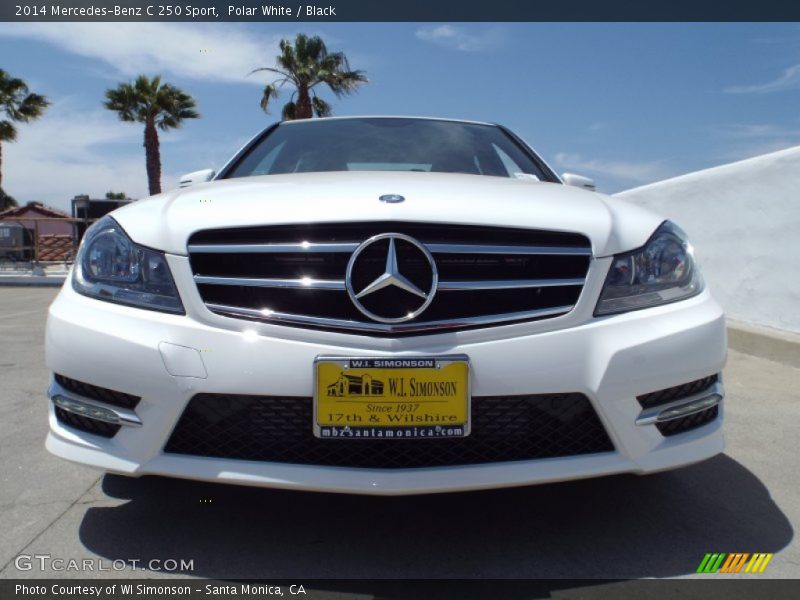 Polar White / Black 2014 Mercedes-Benz C 250 Sport