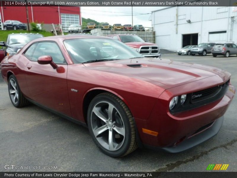 High Octane Red Pearl / Anniversary Dark Slate Gray/Foundry Black 2014 Dodge Challenger R/T 100th Anniversary Edition