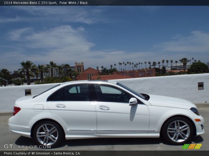 Polar White / Black 2014 Mercedes-Benz C 250 Sport