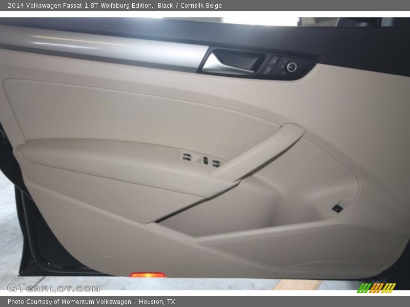 Black / Cornsilk Beige 2014 Volkswagen Passat 1.8T Wolfsburg Edition