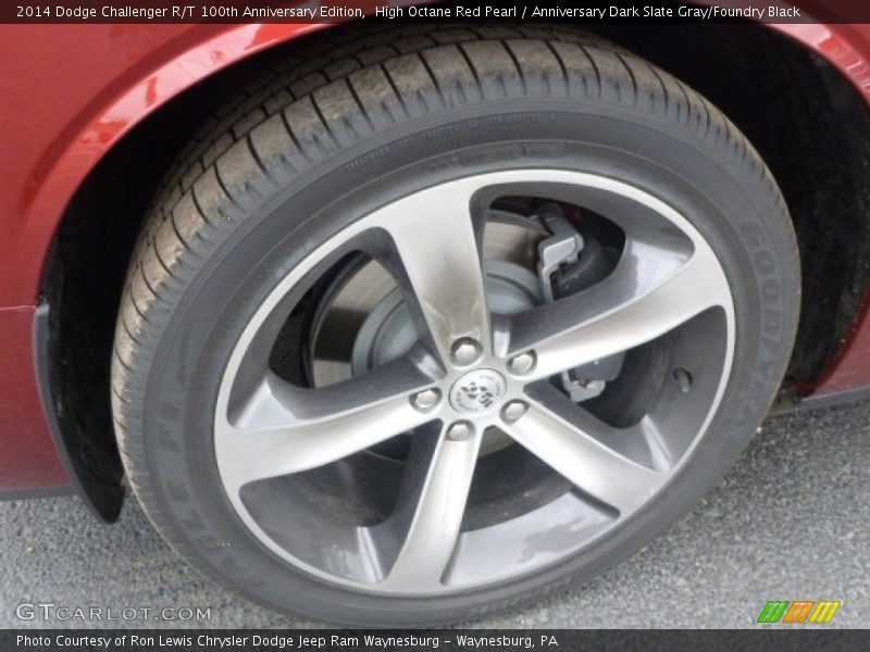 High Octane Red Pearl / Anniversary Dark Slate Gray/Foundry Black 2014 Dodge Challenger R/T 100th Anniversary Edition