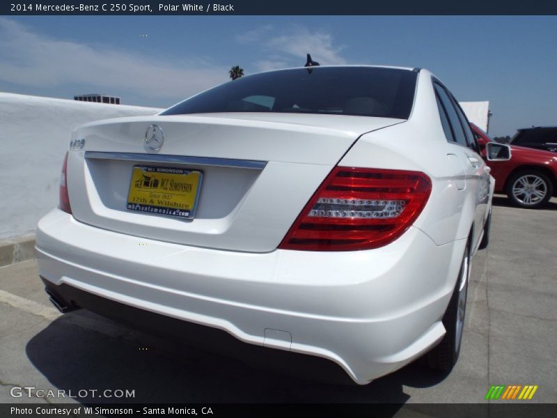 Polar White / Black 2014 Mercedes-Benz C 250 Sport