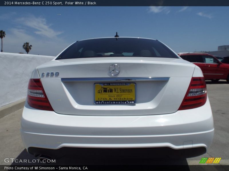 Polar White / Black 2014 Mercedes-Benz C 250 Sport