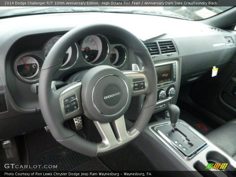 High Octane Red Pearl / Anniversary Dark Slate Gray/Foundry Black 2014 Dodge Challenger R/T 100th Anniversary Edition