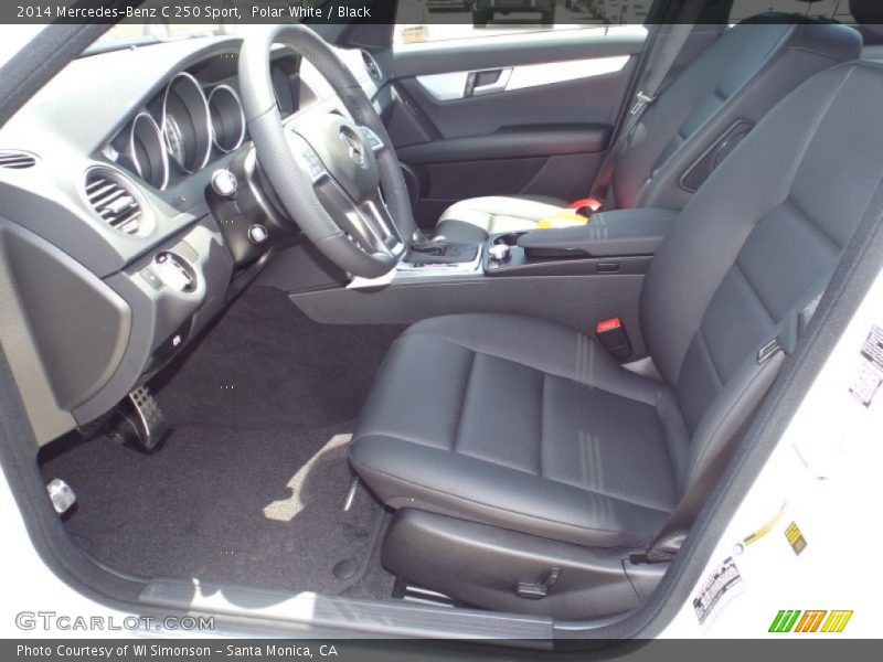 Polar White / Black 2014 Mercedes-Benz C 250 Sport