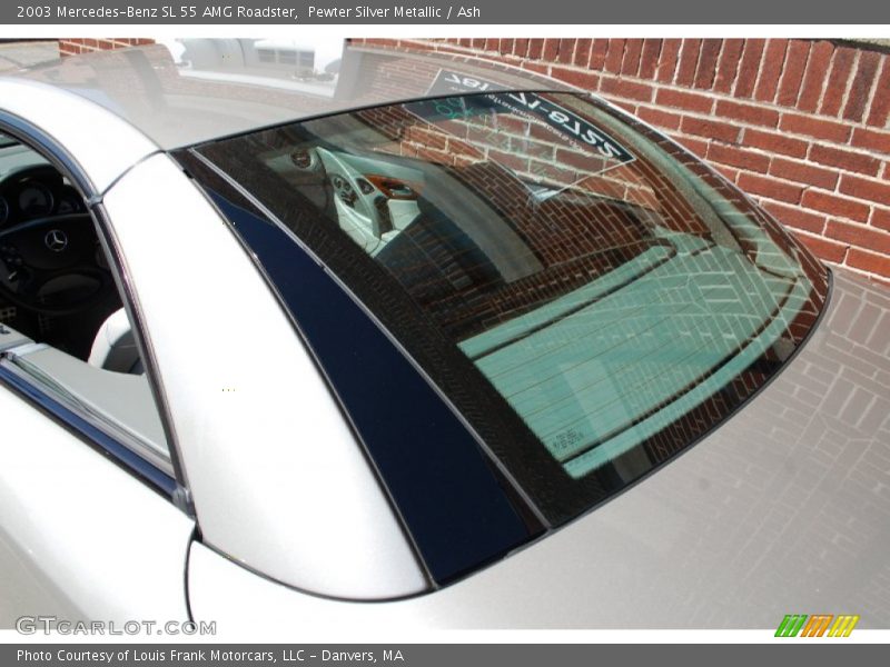 Pewter Silver Metallic / Ash 2003 Mercedes-Benz SL 55 AMG Roadster