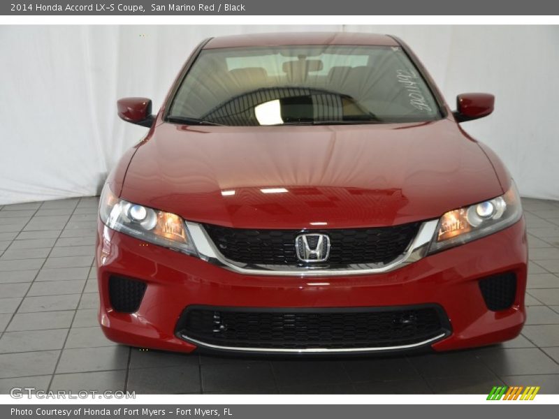 San Marino Red / Black 2014 Honda Accord LX-S Coupe