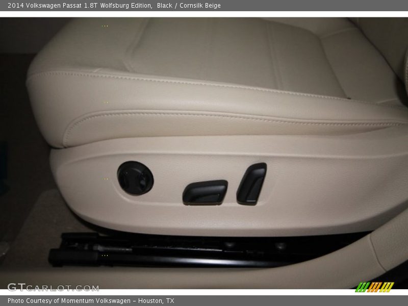 Black / Cornsilk Beige 2014 Volkswagen Passat 1.8T Wolfsburg Edition