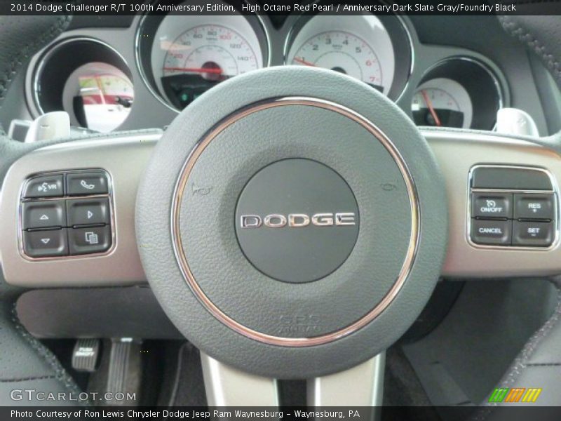 High Octane Red Pearl / Anniversary Dark Slate Gray/Foundry Black 2014 Dodge Challenger R/T 100th Anniversary Edition