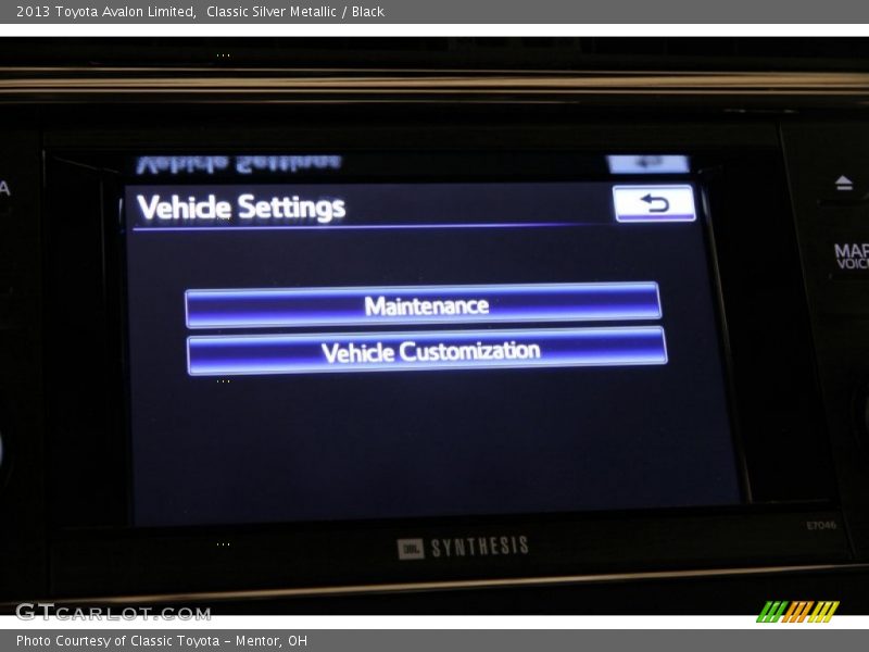 Classic Silver Metallic / Black 2013 Toyota Avalon Limited