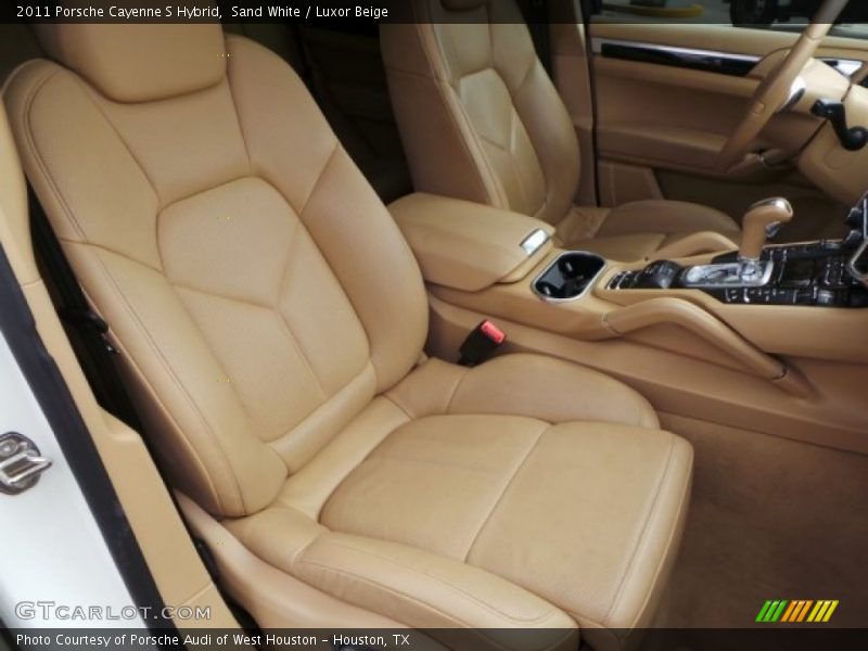 Front Seat of 2011 Cayenne S Hybrid