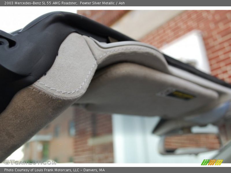 Pewter Silver Metallic / Ash 2003 Mercedes-Benz SL 55 AMG Roadster