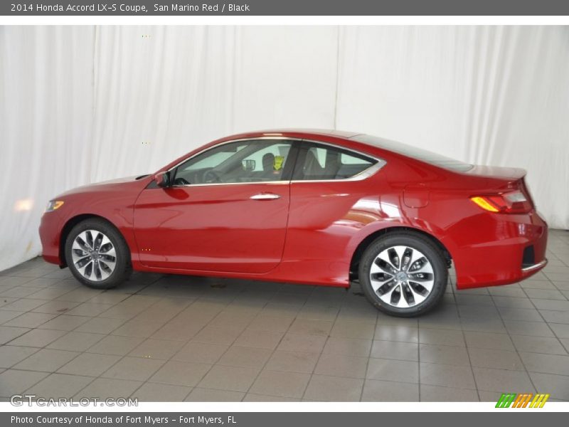 San Marino Red / Black 2014 Honda Accord LX-S Coupe