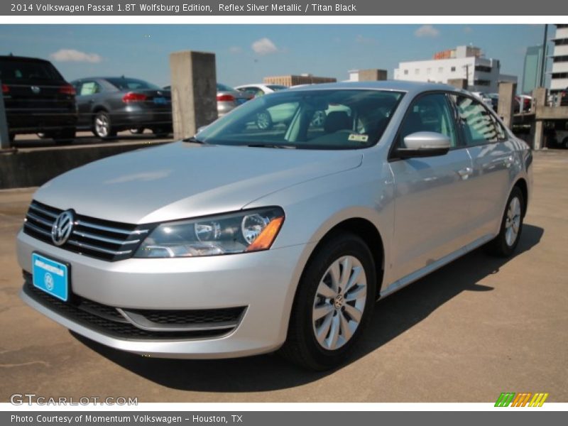 Reflex Silver Metallic / Titan Black 2014 Volkswagen Passat 1.8T Wolfsburg Edition