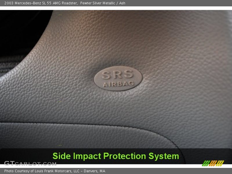 Pewter Silver Metallic / Ash 2003 Mercedes-Benz SL 55 AMG Roadster