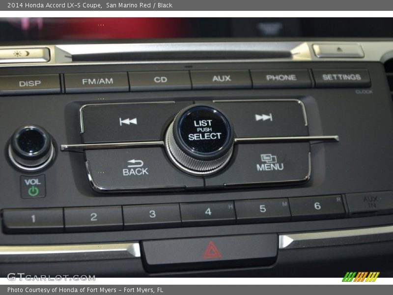 San Marino Red / Black 2014 Honda Accord LX-S Coupe