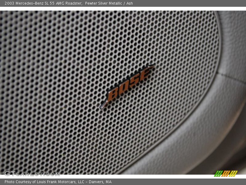 Pewter Silver Metallic / Ash 2003 Mercedes-Benz SL 55 AMG Roadster
