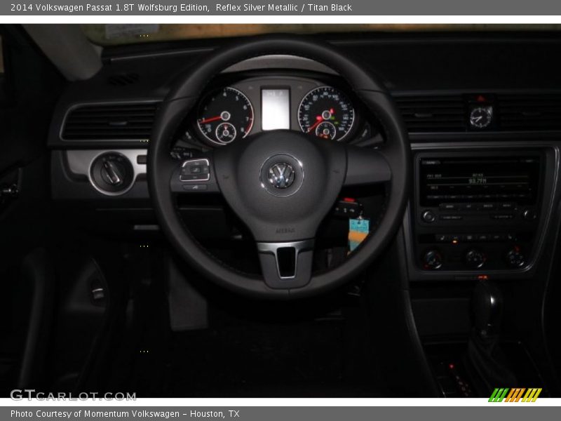Reflex Silver Metallic / Titan Black 2014 Volkswagen Passat 1.8T Wolfsburg Edition